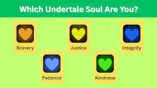 Which Undertale Soul Are You?❤️| Fictional Personality Quiz