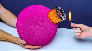 كرة شوك بعود التقاب على بحيرة مجمدة 🔥😱