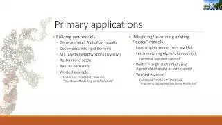 Working with ISOLDE in the age of accurate structure predictions -Tristan Croll