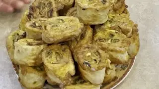 Вкуснятина за 10 минут! Ленивые пирожки с творогом и зеленью из лаваша!