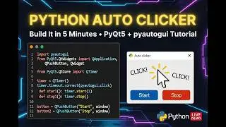 Tutorial of How to make  a simple python auto clicker✅