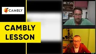 Asking about my Upwork profile and YouTube channel on Cambly. English lesson with Jonathan