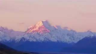 Mt. Cook Sunset Timelapse