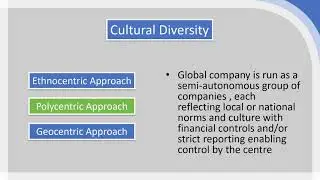 Corporate Cultural Diversity