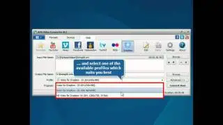 How to convert a video for playback from Dropbox folder using AVS Video Converter?