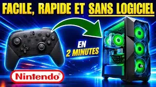 Comment connecter manette Nintendo Switch Pro sur PC ! How to Connect Switch Pro Controller on PC