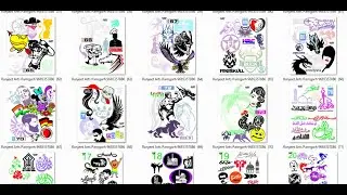 Latest Radium Sticker Designs in Flexi & CorelDRAW | Free Download Aaditya stickers gfx