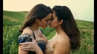Two  Indian Women seema and aachal to each other ｜ Lesbians Kissing Video 