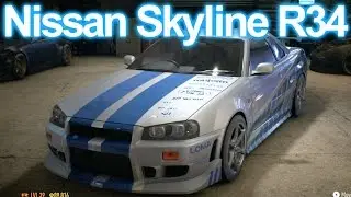 Need for Speed 2016 - 2 Fast 2 Furious Skyline GT-R R34 Build HD