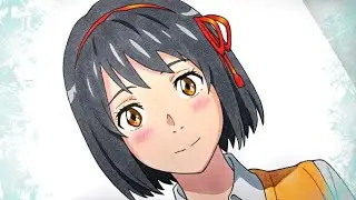 How to draw Mitsuha Miyamizu | Your Name | Step by step Tutorial