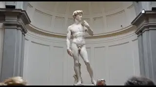 GALLERIA DELL' ACCADEMIA WITH MICHELANGELO'S STATUE OF DAVID!