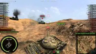 World of Tanks - T-54 vs Bat.Chat in 0.8.2