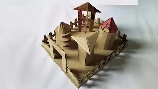 How To Make a Castle Out of Cardboard @AZoddlysatisfyingvideo