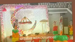 Stage Baby shower decoration ideas indore City 7415389060/naming ceremony/baby shower....