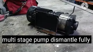 multistage pump repairing