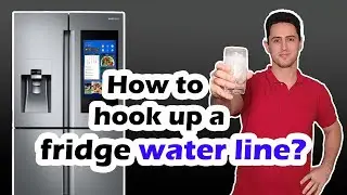 How to hook up a fridge water/ice maker ?