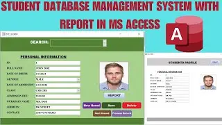 HOW TO CREATE STUDENTS DATABASE MANAGEMENT SYSTEM IN MS ACCESS WITH REPORT