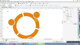 How To Draw Ubuntu Logo With Corel Draw X7