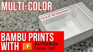 Quick Guide to Bambu Multi-color Printing with Fusion 360!
