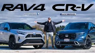 Toyota RAV4 vs Honda CRV - CLASH OF THE [HYBRID] TITANS