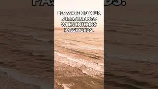 Shoulder surfing password hacking technique. #shorts #short