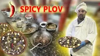 SPICY PLOV YOU MUST TRY! | Tashkent Uzbekistan | #pilaf