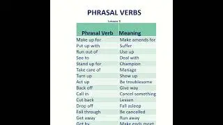 Phrasal Verbs | Speak Fluent English like a Native Speaker | Pronunciation Practice Lesson #shorts