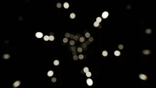 Slow Rotating Light Bokeh Overlay Effect