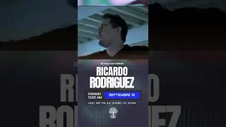 Este domingo 15 de septiembre nos visita en Canaan nuestro amigo @RicardoRodriguezOficial 🥳