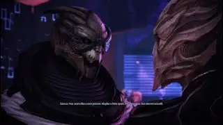 Mass Effect 3: LEGENDARY EDITION - Shepard helps Garrus on his date
