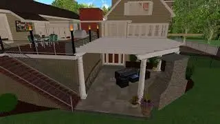 Flythrough with Pergola