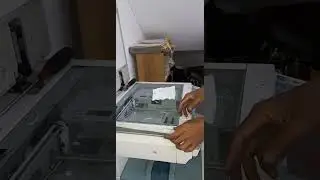 Membersihkan kaca fotocopy yang sudah kotor dan berdebu || service fotocopy