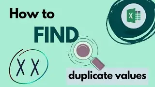 How to find duplicates in a column in Excel