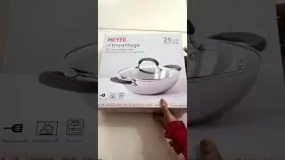 Meyer trivantage kadai Unboxing | Nickel Free | Triply Kadai | Healthy kitchen Cookware #shorts