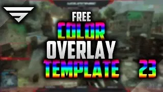 Free animate color Twitch Overlay | Speedart #23