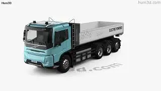 Volvo Electric Tipper Truck 2020 3D model by 3DModels.org