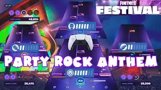 Party Rock Anthem by LMFAO - Fortnite Festival Expert Full Band (December 11th, 2023) (Controller)