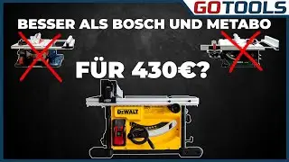 The best table saw in its class? | DeWalt DWE7485 vs. Bosch GTS 635-216 vs. Metabo TS254M