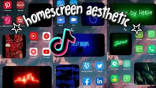 tutorial homescreen aesthetic viral tiktok terbaru!! 😍