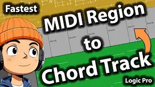 Fastest Way to Convert a MIDI Region to Chord Track in Logic Pro