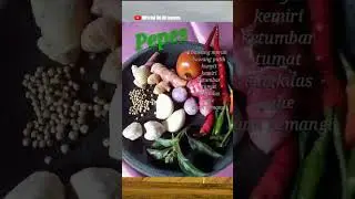 BUMBU PEPES #food #cookingshorts #bumbudapur