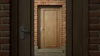 Door Is  Opening Green Screen | Door Template Full Screen 