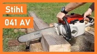 Erstklassiger Originalzustand: Stihl 041 AV wie aus dem Laden | Liegender Zylinder | Erste Serie
