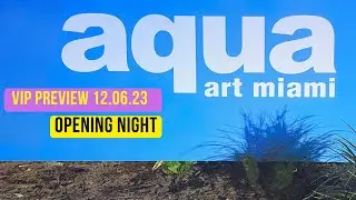 MIAMI ART WEEK! AQUA ART MIAMI VIP PREVIEW OPENING NIGHT 2023