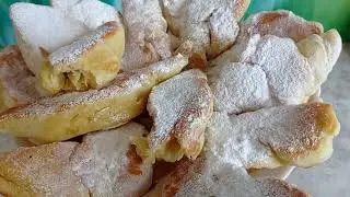 Пышный хворост на кефире