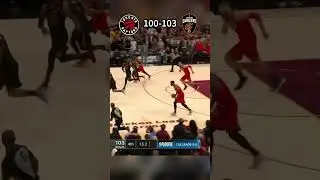 WILD ENDING🔥Cavs' Lebron James Hits Unreal Buzzer-Beater vs Raptors #nba #basketball  #lebronjames