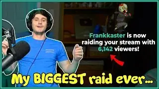 I got a 6,000+ viewer raid on Twitch!!