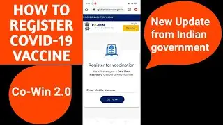 How to Register COVID Vaccine|Register for COVID vaccination and schedule vaccination slot|COWIN 2.0
