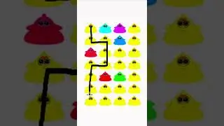 Pou line connect puzzle dry idea #viralshorts #pou #trending #art #diy #love #ship #reblox