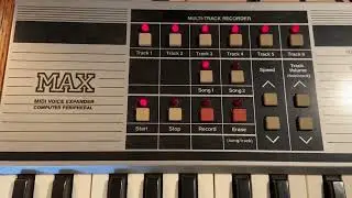 Sequential Max MIDI Voice Expender Computer Peripheral Demo 1